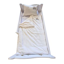 Obrázek pro produkt Zateplená kombinovaná dětská deka s výšivkou v polštáři 100X150 40X60